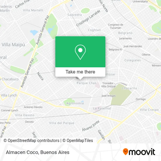 Almacen Coco map