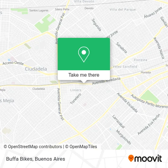 Buffa Bikes map