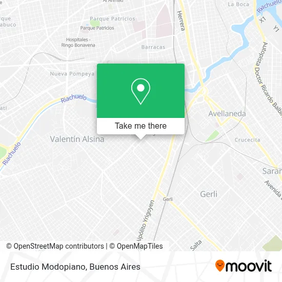Estudio Modopiano map
