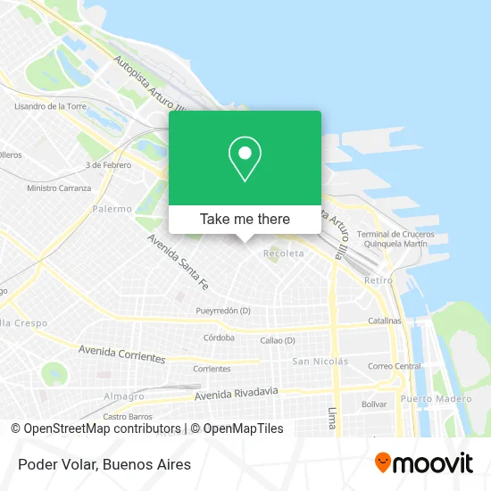 Poder Volar map