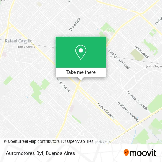 Automotores Byf map
