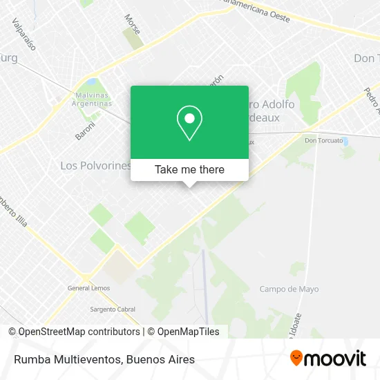 Rumba Multieventos map