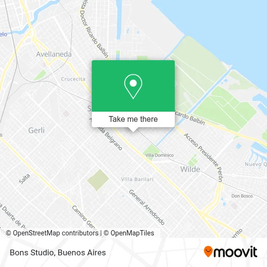 Bons Studio map