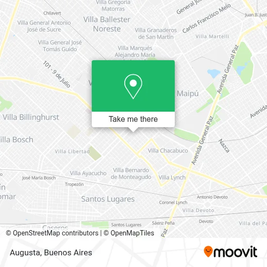 Augusta map