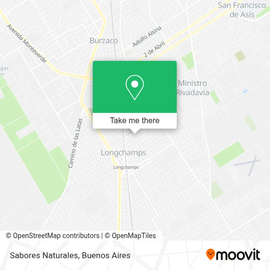 Sabores Naturales map