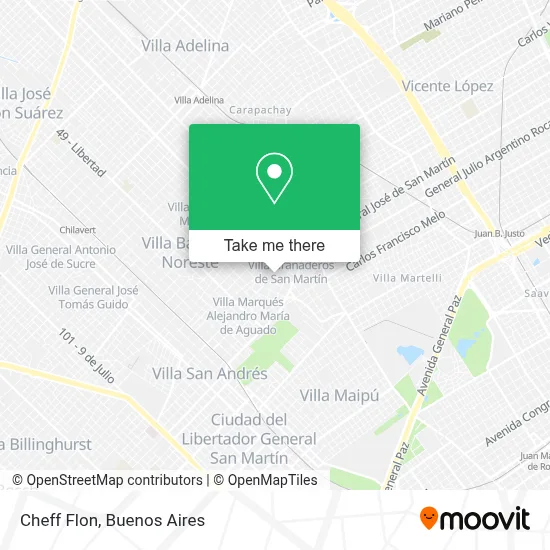 Cheff Flon map