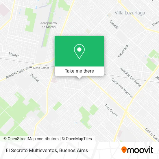 El Secreto Multieventos map
