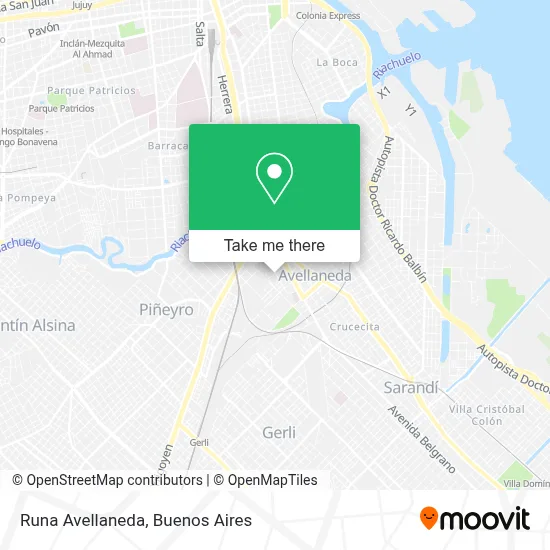 Runa Avellaneda map