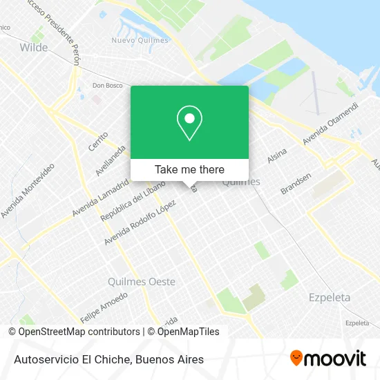 Autoservicio El Chiche map