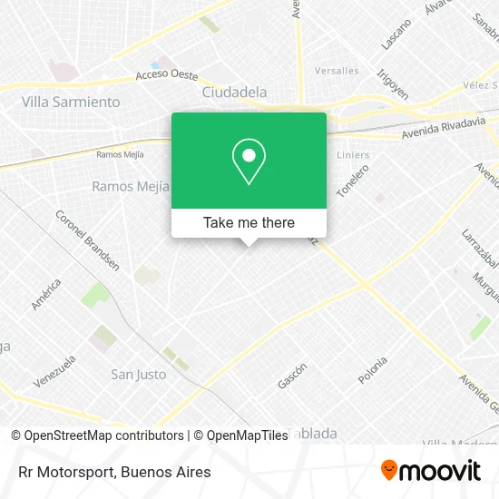 Rr Motorsport map