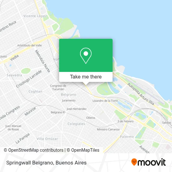Springwall Belgrano map