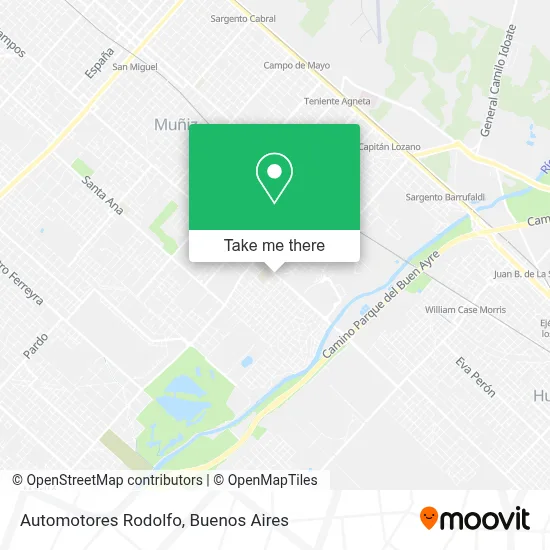 Automotores Rodolfo map