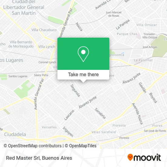 Red Master Srl map