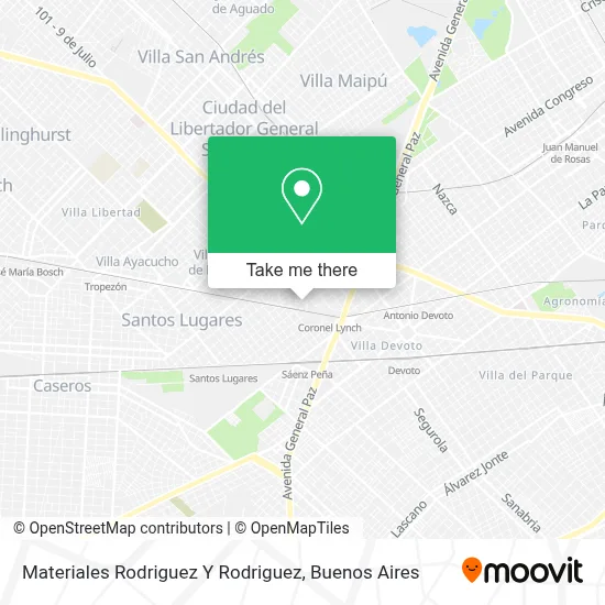 Materiales Rodriguez Y Rodriguez map