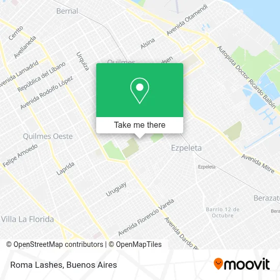 Roma Lashes map