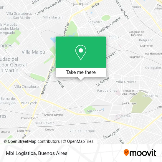 Mbl Logistica map