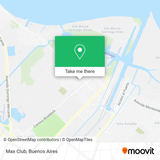 Max Club map