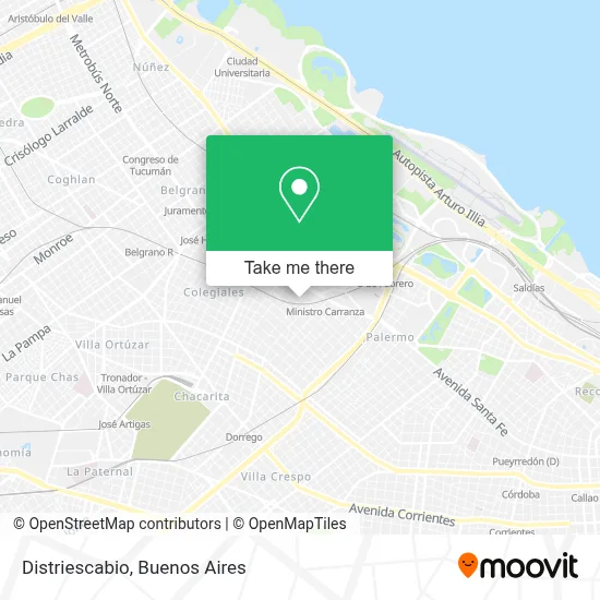 Distriescabio map