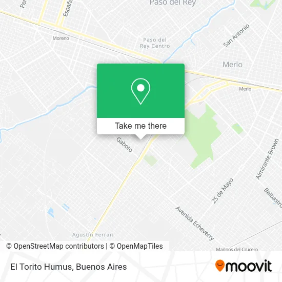 El Torito Humus map