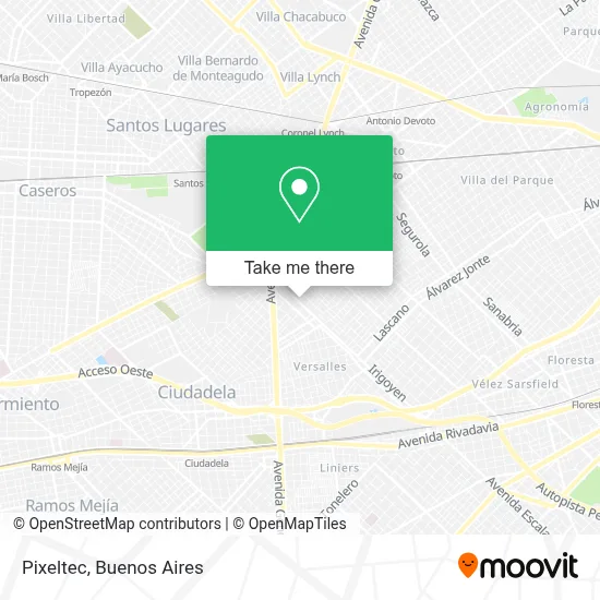 Pixeltec map