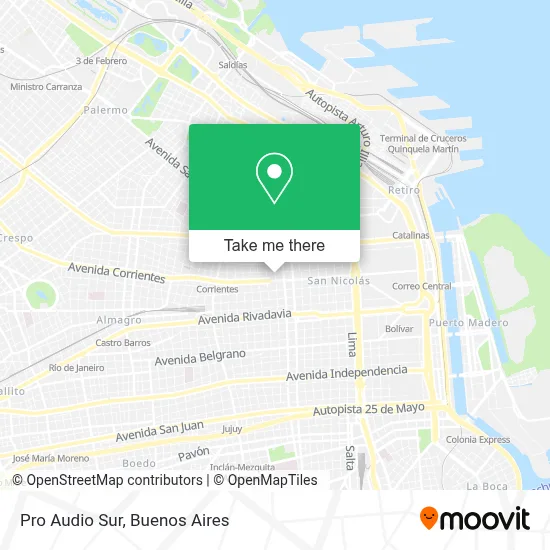 Pro Audio Sur map
