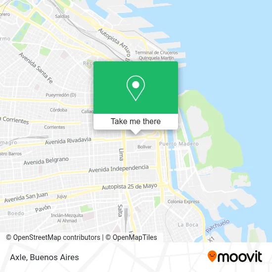 Axle map