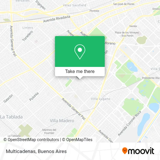 Multicadenas map