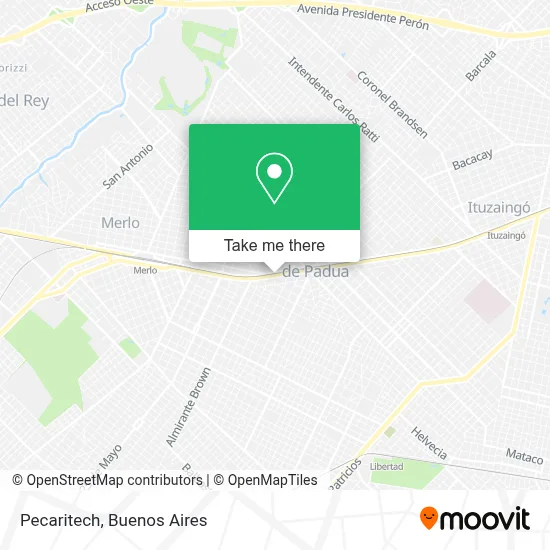 Pecaritech map