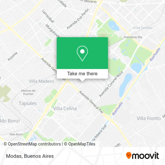Modas map
