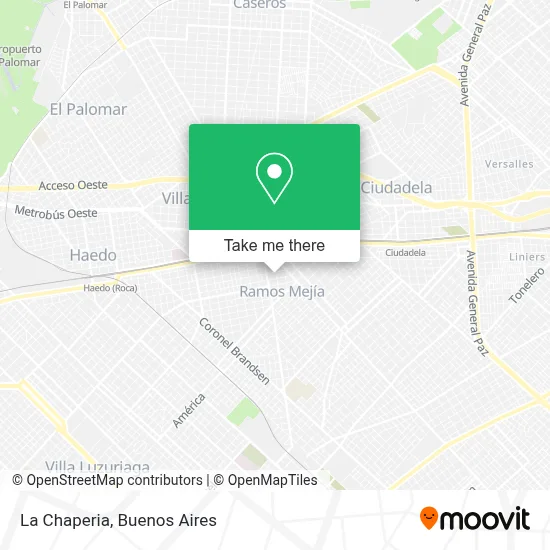 La Chaperia map