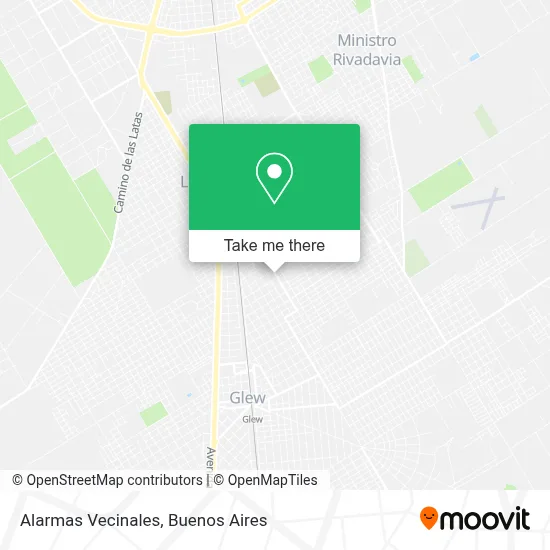 Alarmas Vecinales map