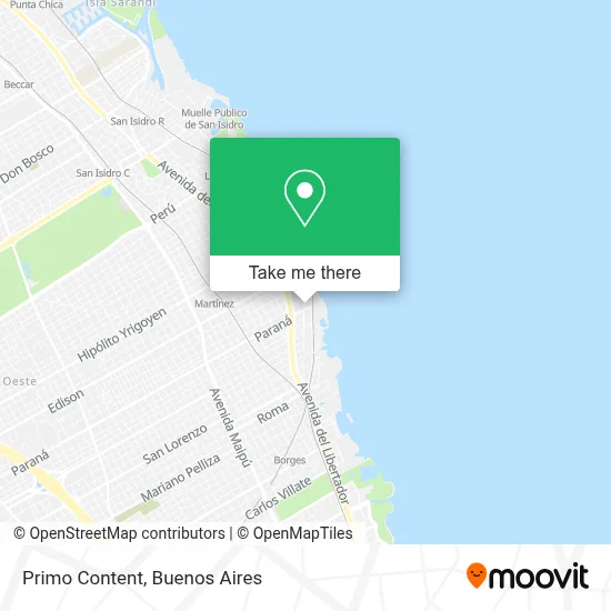 Primo Content map