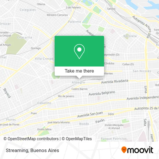 Streaming map