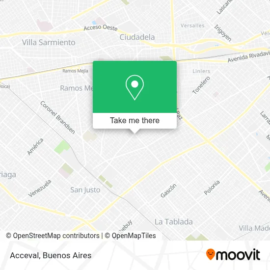 Acceval map