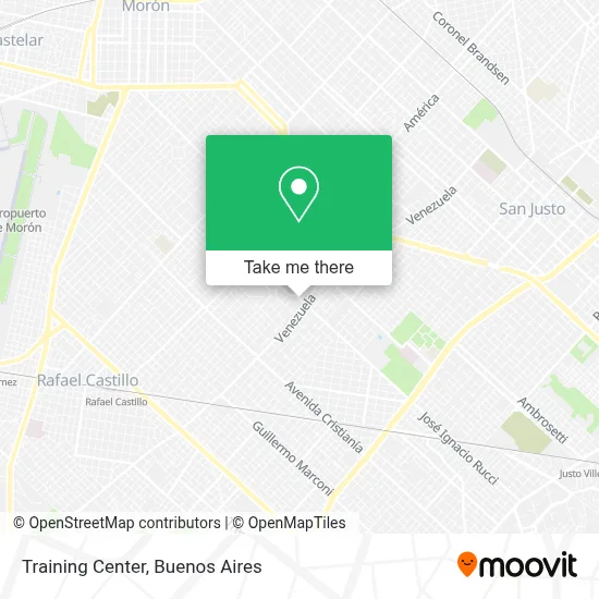 Training Center map