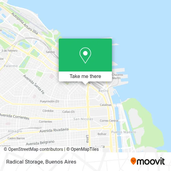Radical Storage map