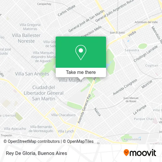 Rey De Gloria map