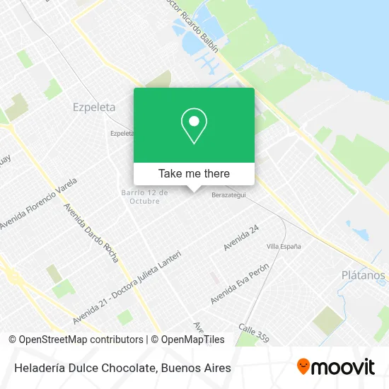 Heladería Dulce Chocolate map