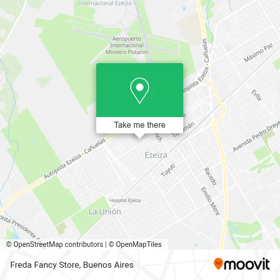 Freda Fancy Store map