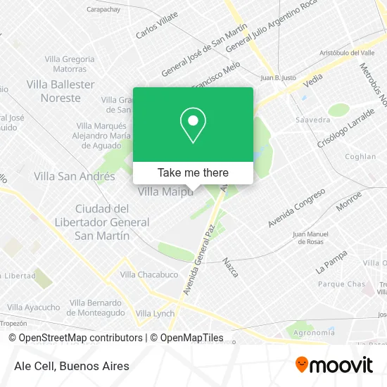 Ale Cell map