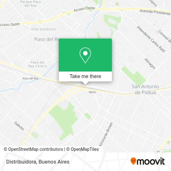 Distribuidora map