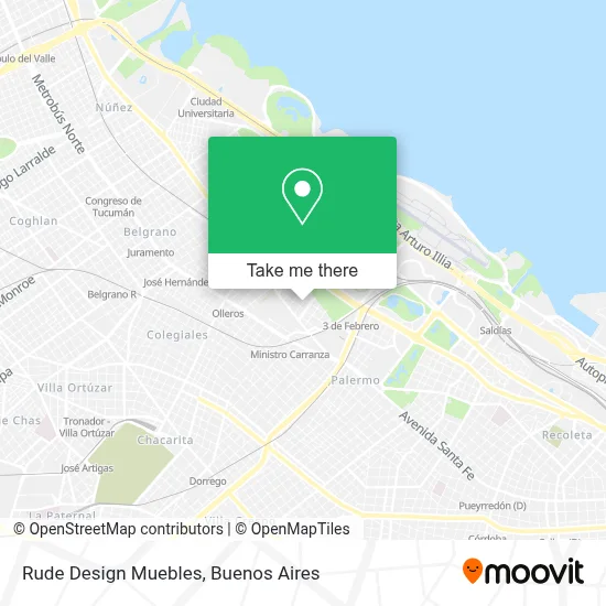Rude Design Muebles map
