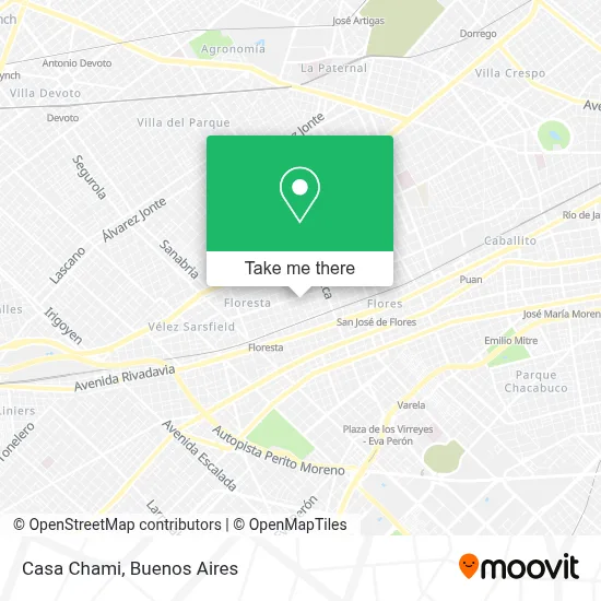 Casa Chami map