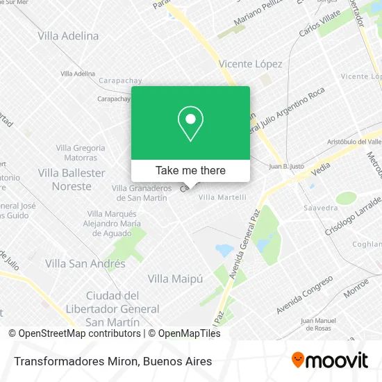 Transformadores Miron map