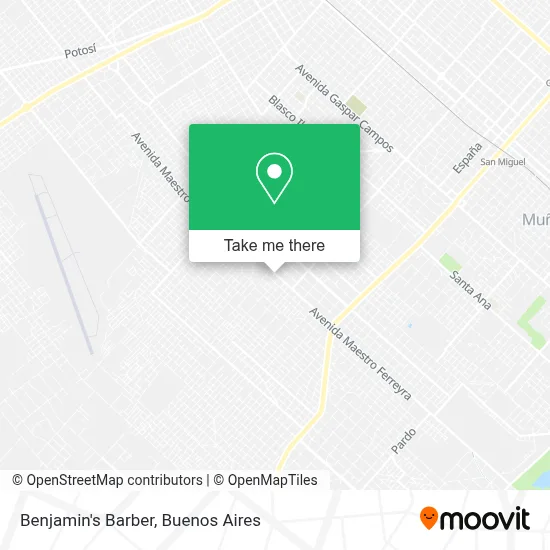 Benjamin's Barber map