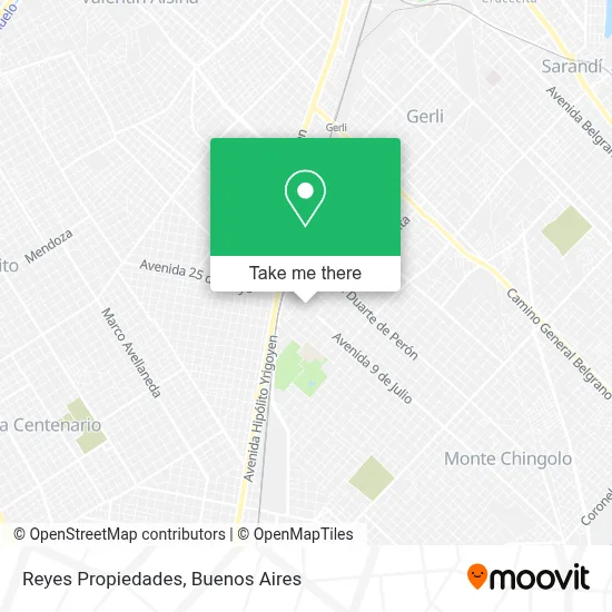Reyes Propiedades map