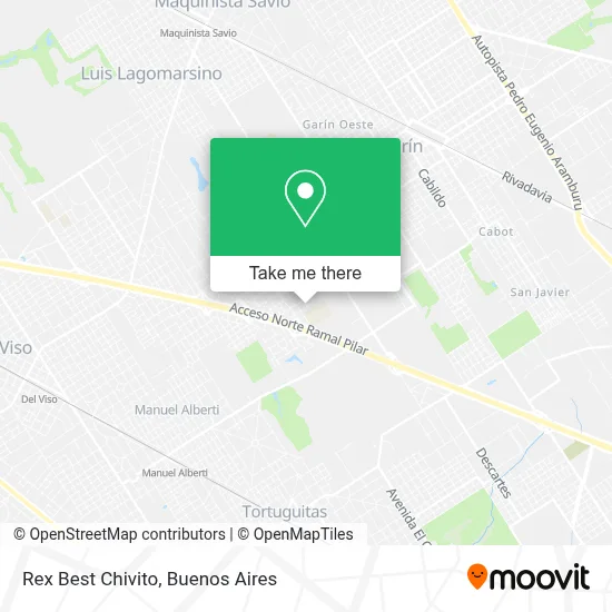 Rex Best Chivito map