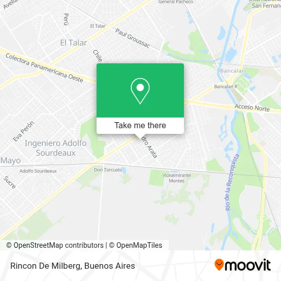 Rincon De Milberg map