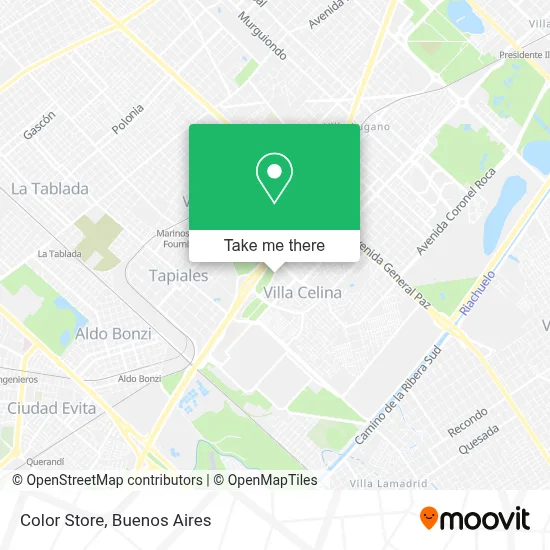 Color Store map