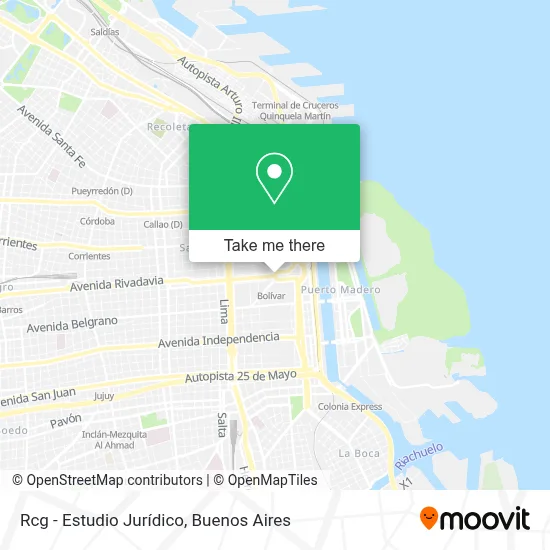 Rcg - Estudio Jurídico map